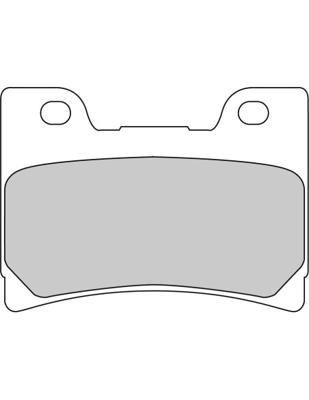 Plaquette moto Ferodo FDB666ST Métallique