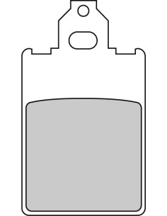 Plaquette moto Ferodo FDB697AG Organic scooter