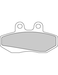 Plaquette moto Ferodo FDB706P Organic