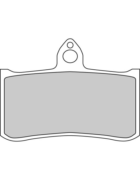 Plaquette moto Ferodo FDB858CP Organic racing