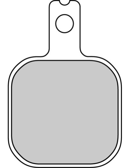 Plaquette moto Ferodo FRP415P Organic