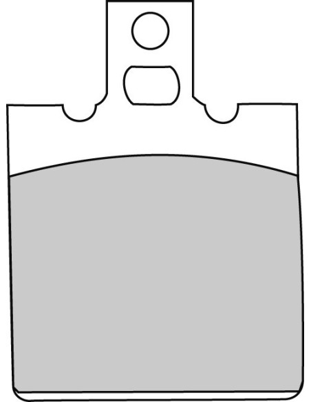 Plaquette moto Ferodo FRP416P Organic