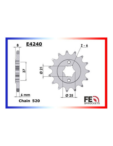 250.BAJA / MISTRAL'08- 15X40 RK520GXW