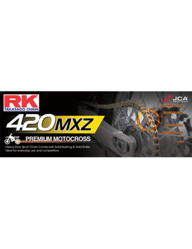 CHAINE RK 420MX 060 MAILLONS avec Attache Rapide.