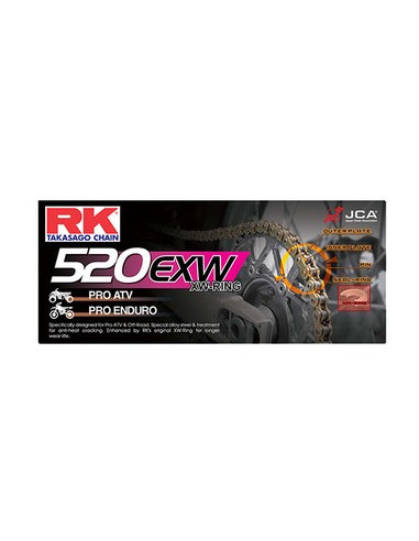 CHAINE RK 520EXW 040 MAILLONS avec Attache à River.