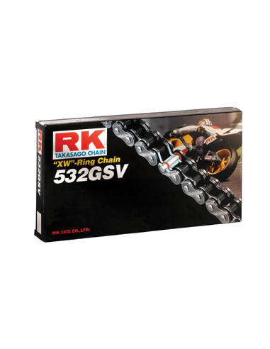 CHAINE RK 532GSV 100 MAILLONS avec Attache à River.