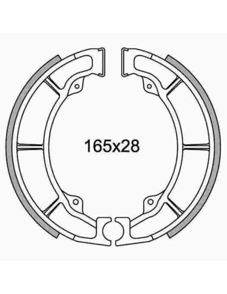 Jeu de Mâchoires de Frein Ferodo FSB789