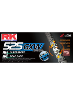 CHAINE RK NB525GXW 078 MAILLONS avec Attache à River.