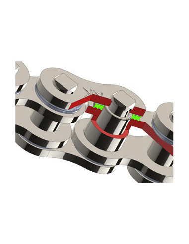 CHAINE RK NB525GXW 114 MAILLONS avec Attache à River.