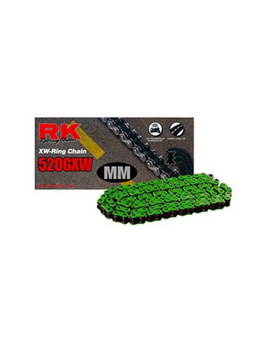 CHAINE RK NM520GXW 036 MAILLONS avec Attache à River.