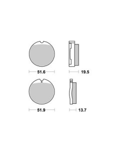 Plaquettes de freins AP RACING 2