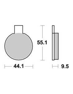 Plaquettes de freins AP RACING 2