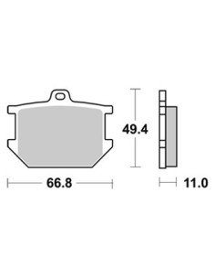 Plaquettes de freins AP RACING 2