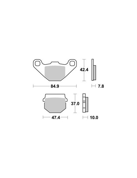 Plaquettes de freins AP RACING