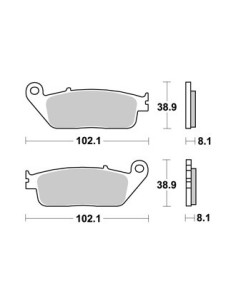 Plaquettes de freins AP RACING 2
