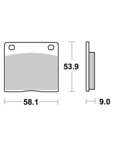 Plaquettes de freins AP RACING 2