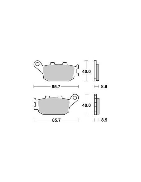 Plaquettes de freins AP RACING