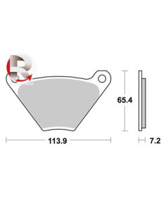 Plaquettes de freins AP RACING 2
