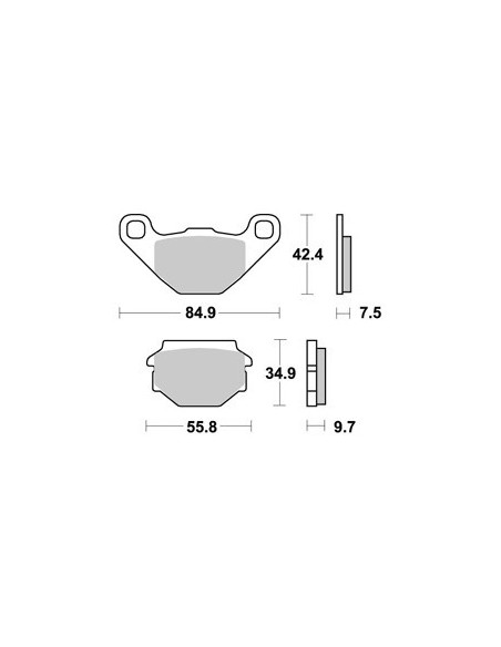 Plaquettes de freins AP RACING