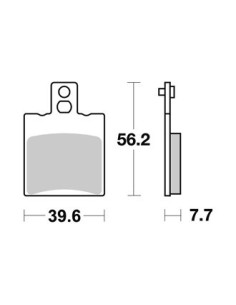 Plaquettes de freins AP RACING 2