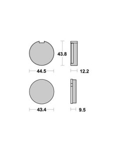 Plaquettes de freins AP RACING 2