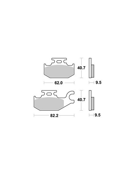 Plaquettes de freins AP RACING