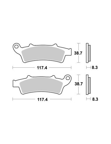 Plaquettes de freins AP RACING