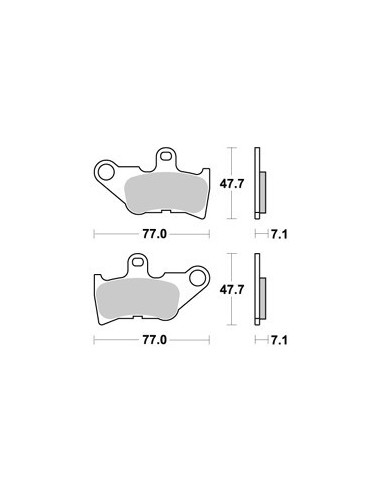 Plaquettes de freins AP RACING
