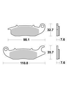 Plaquettes de freins AP RACING 2