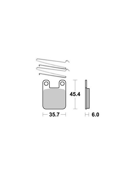 Plaquettes de freins AP RACING