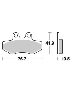 Plaquettes de freins AP RACING 2
