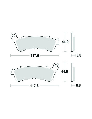 Plaquettes de freins AP RACING
