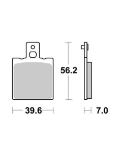 Plaquettes de freins AP RACING 2