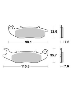 Plaquettes de freins AP RACING 2