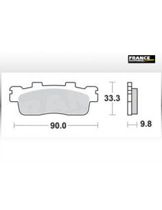 Plaquettes de freins AP RACING 2