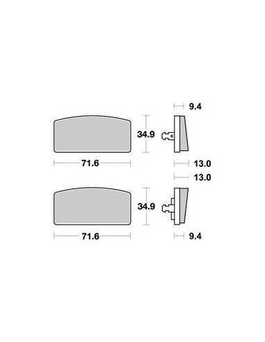 Plaquettes de freins AP RACING