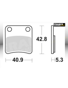 Plaquettes de freins AP RACING 2