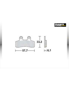 Plaquettes de freins AP RACING 2