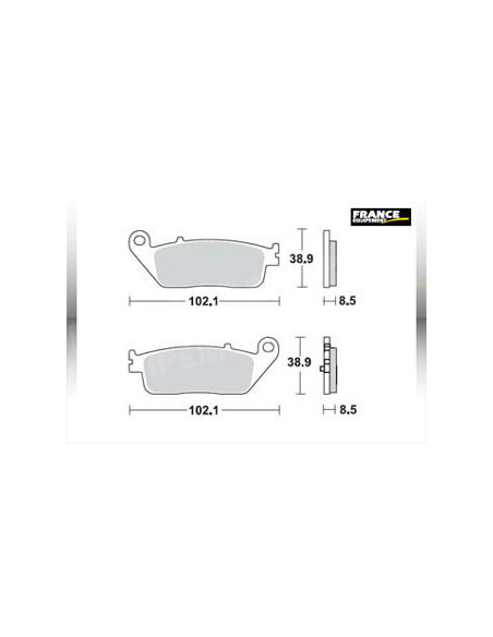 Plaquettes de freins AP RACING