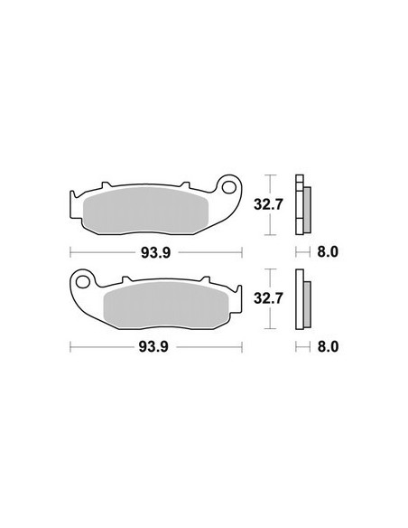 Plaquettes de freins AP RACING
