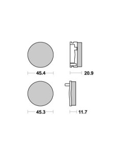 Plaquettes de freins AP RACING 2