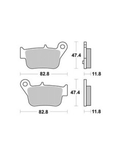 Plaquettes de freins AP RACING 2