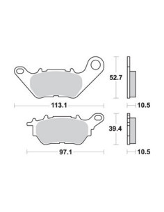 Plaquettes de freins AP RACING 2