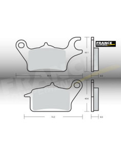 Plaquettes de freins AP RACING 2