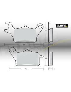 Plaquettes de freins AP RACING 2