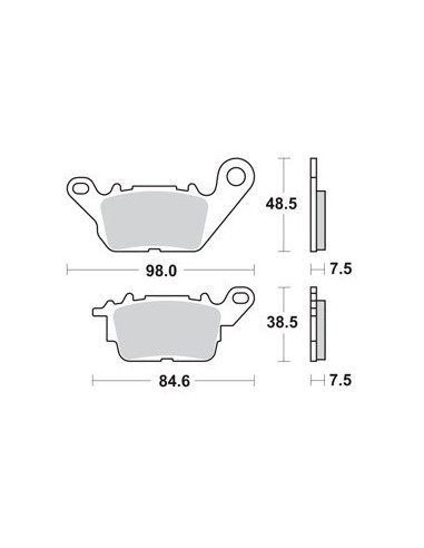 Plaquettes de freins AP RACING