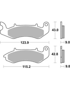 Plaquettes de freins AP RACING 2