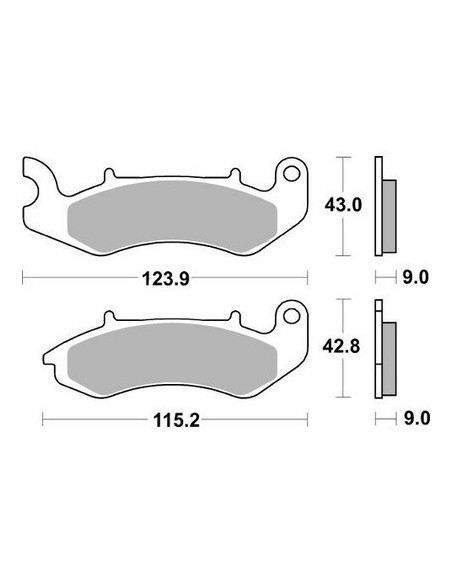 Plaquettes de freins AP RACING