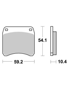 Plaquettes de freins AP RACING 2