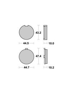 Plaquettes de freins AP RACING 2